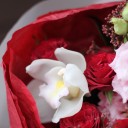 Букет Grace - с добавлением зелени - миниатюра 