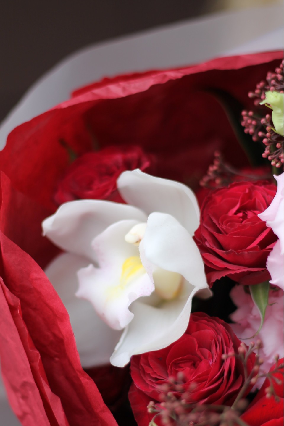 Букет Grace - с добавлением зелени