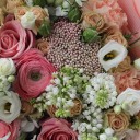 Букет Нежное утро - с добавлением зелени - миниатюра 