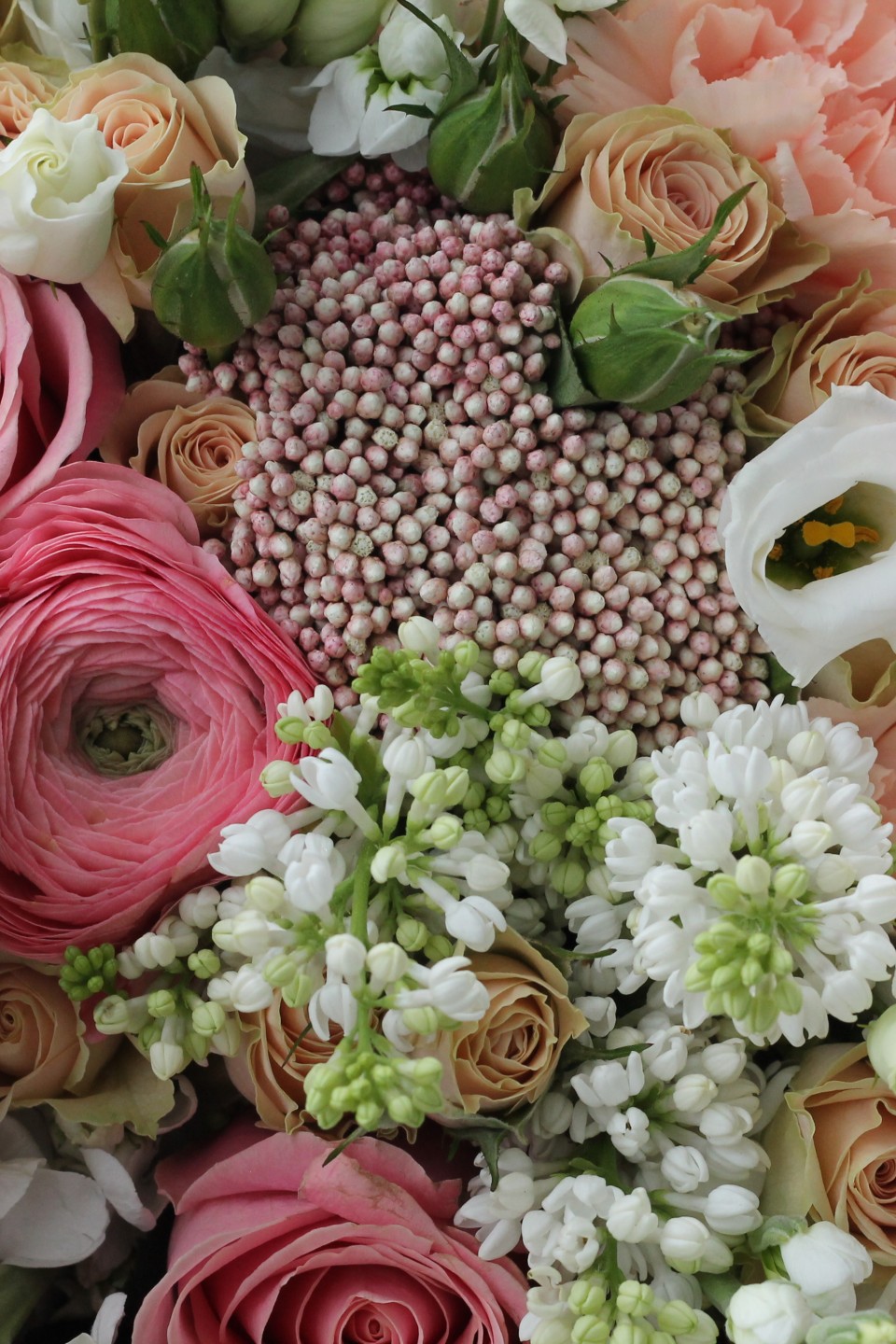 Букет Нежное утро - с добавлением зелени