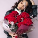 Букет Настоящий красный - миниатюра