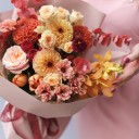 Букет Янтарный - для женщины/молодой пары - миниатюра