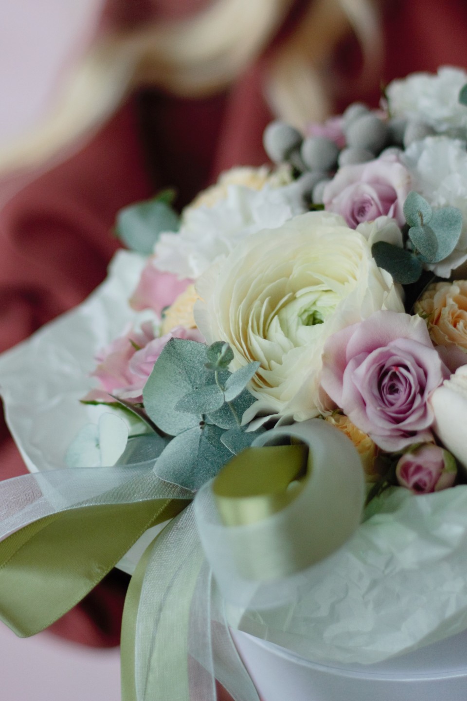 Коробка Лиловый вечер - с доставкой по Минску