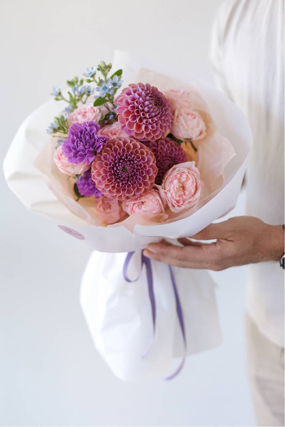 Букет Даямо - с добавлением зелени