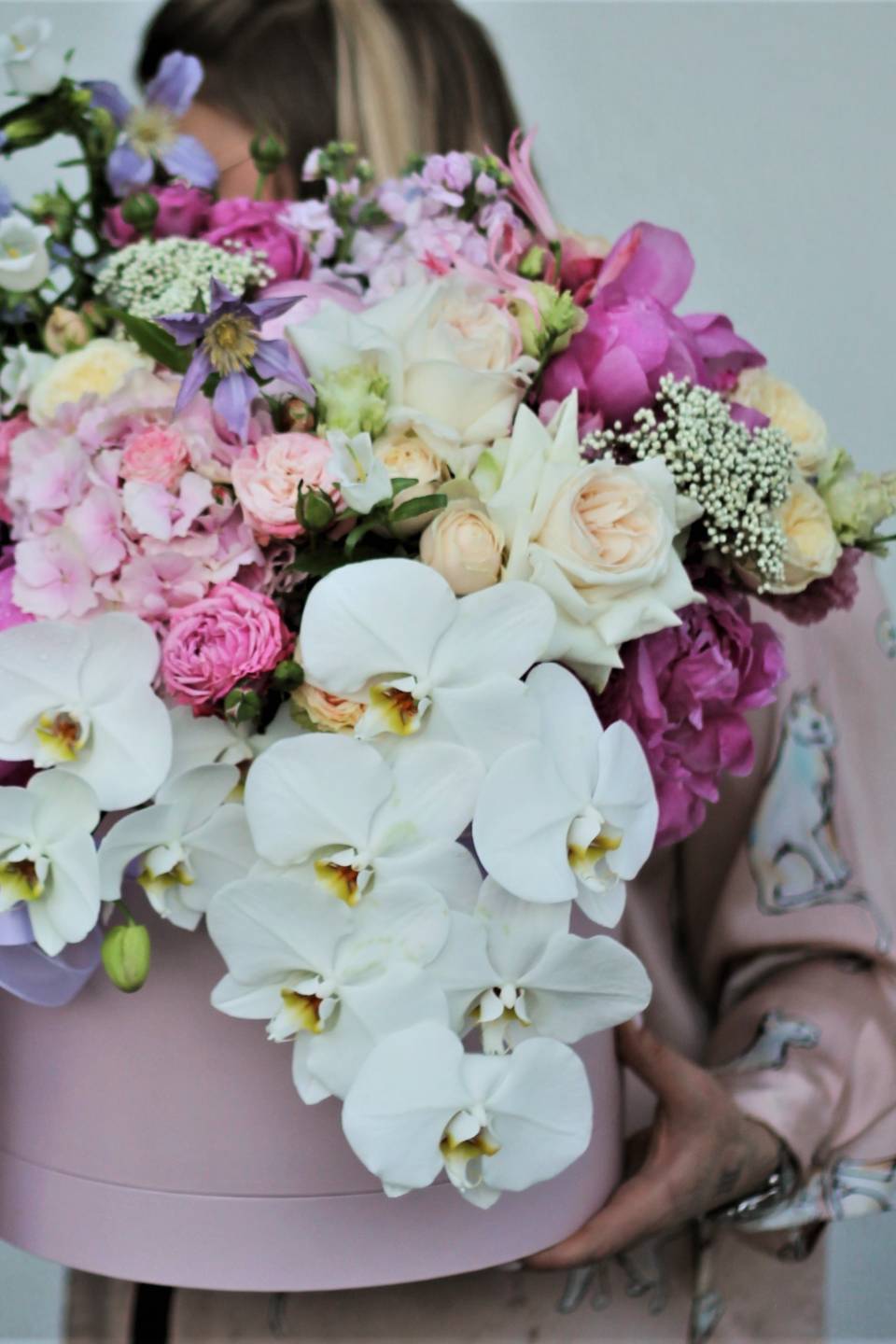 Коробочка Цветочный каскад - с доставкой по Минску