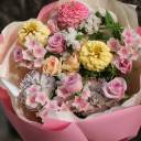 Букет Неаполь - с добавлением зелени - миниатюра 