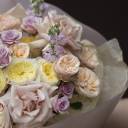 Букет  Теплый июль - с добавлением зелени - миниатюра 