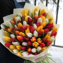 Букет Тёплая весна - миниатюра