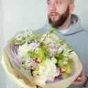 Букет Шартрез - с добавлением зелени - миниатюра 