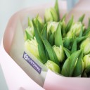 Букет Лаймовый Крем - с добавлением зелени - миниатюра 