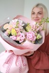 Букет "Райский Розовый"