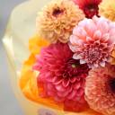 Букет Цветочный Мармелад - с добавлением зелени - миниатюра 