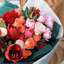 Букет Дейзи - подарочное оформление - миниатюра