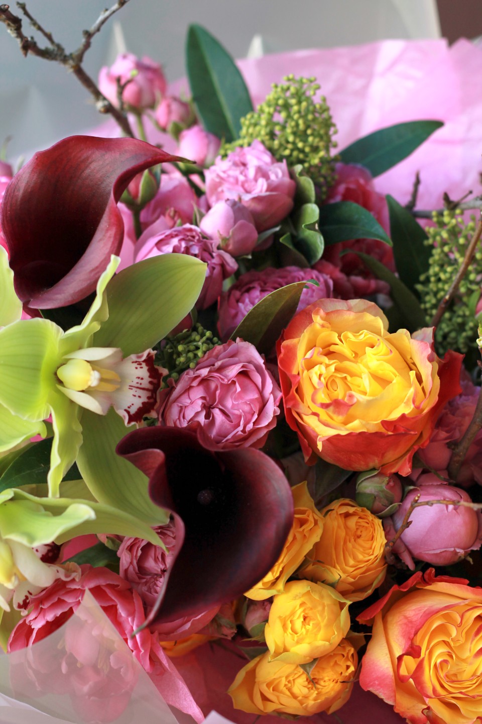 Букет Яркость - быстрая доставка в Минске