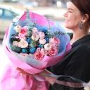 Букет Перламутр - подарочное оформление - миниатюра