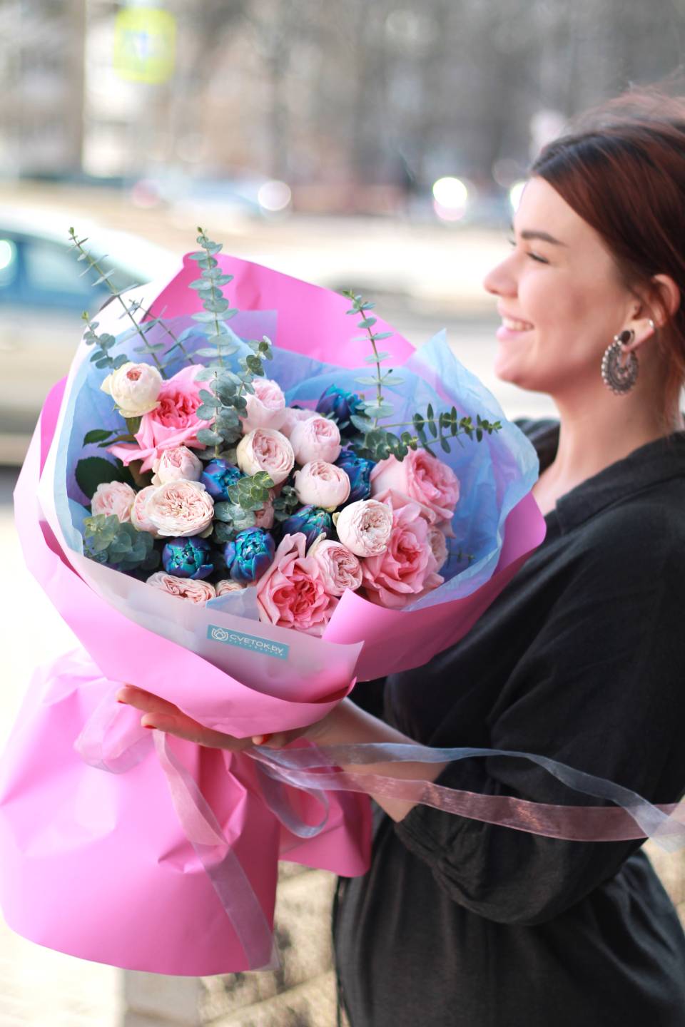 Букет Перламутр - подарочное оформление