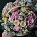 Композиция Летний сад - подарочное оформление - миниатюра