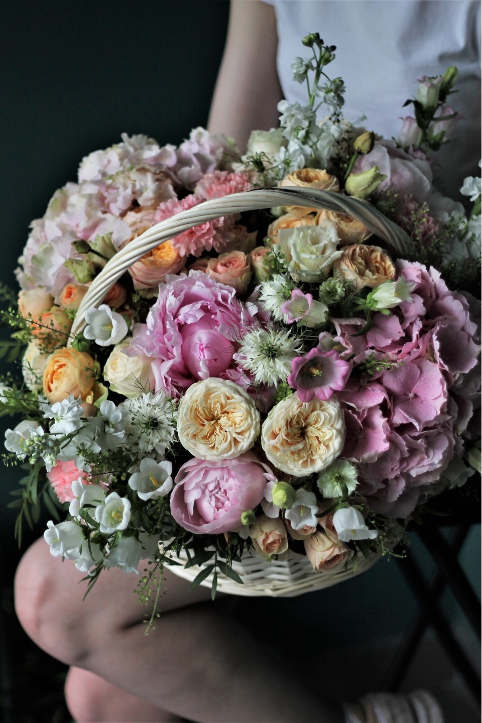 Композиция Летний сад - подарочное оформление