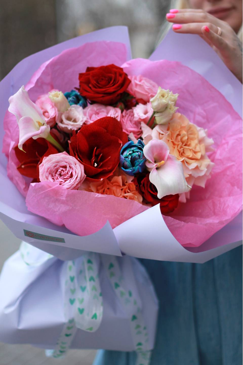 Букет Взгляд  - подарочное оформление