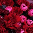 Букет Эмбер - с добавлением зелени - миниатюра 