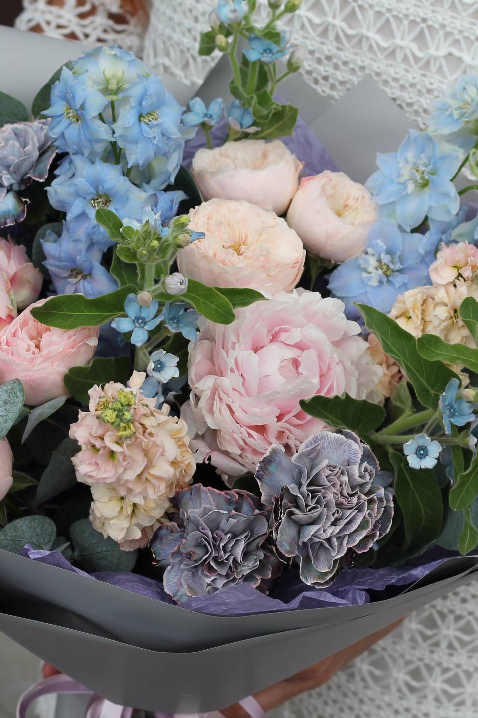 Букет Лиловое настроение - с доставкой по Минску