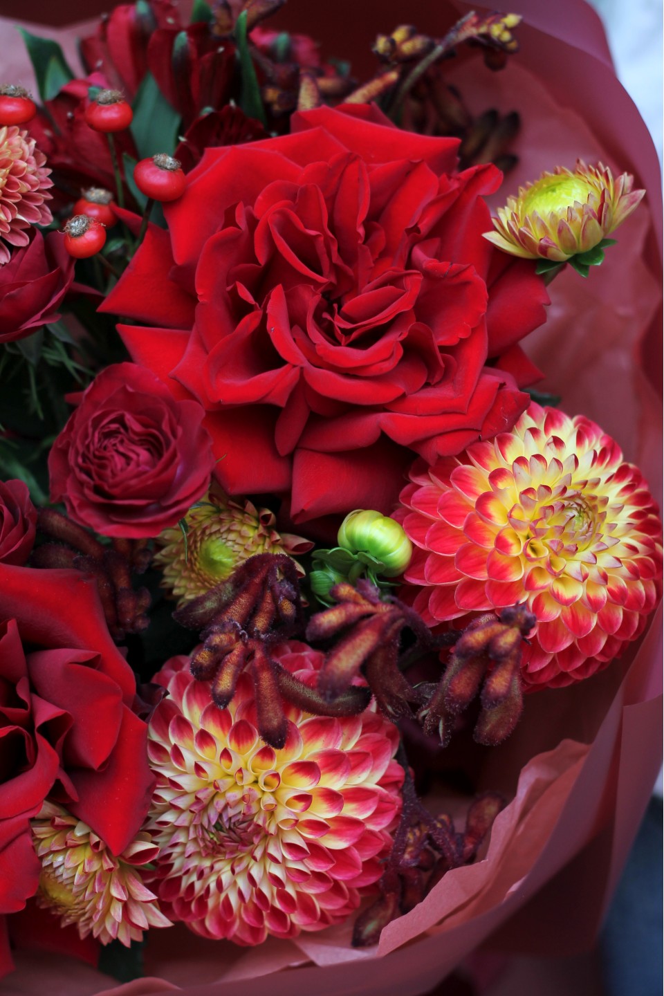 Букет Пламенные Чувства - с доставкой по Минску