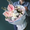 Букет Минар - с добавлением зелени - миниатюра 