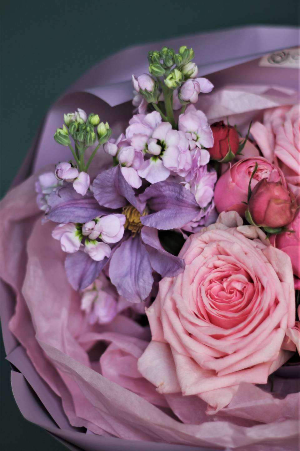 Букет Оттенки лаванды - с доставкой по Минску