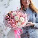 Букет Кокетка - подарочное оформление - миниатюра