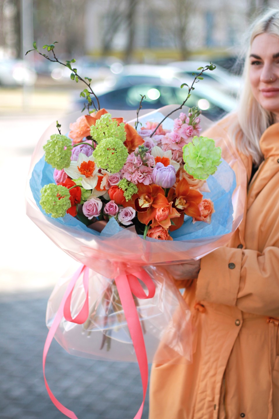 Букет Colorful Day - подарочное оформление
