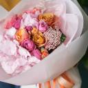 Букет Терракот - с добавлением зелени - миниатюра 