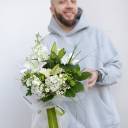 Букет Пегас - с добавлением зелени - миниатюра 