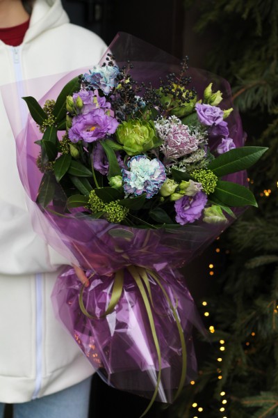 Букет "Фиолетовый Кармин"