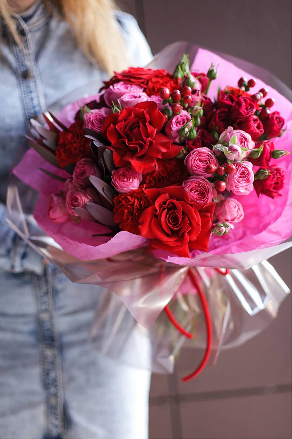 Букет Розелла - подарочное оформление