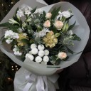 Букет Вивье - с добавлением зелени - миниатюра 