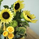 Композиция Солнечный день - с добавлением зелени - миниатюра 