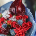 Букет Самэр - с добавлением зелени - миниатюра 