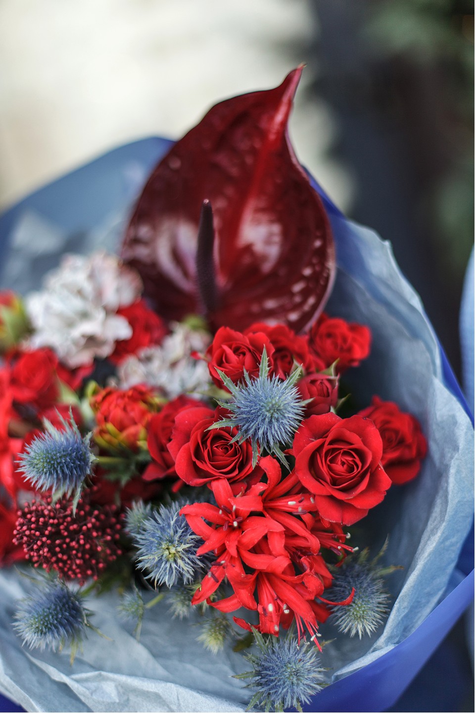 Букет Самэр - с добавлением зелени