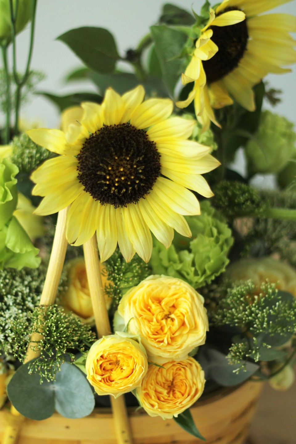 Композиция Солнечный день - подарочное оформление