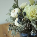 Композиция Морозная осень - с добавлением зелени - миниатюра 