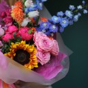 Букет Дежавю - с добавлением зелени - миниатюра 