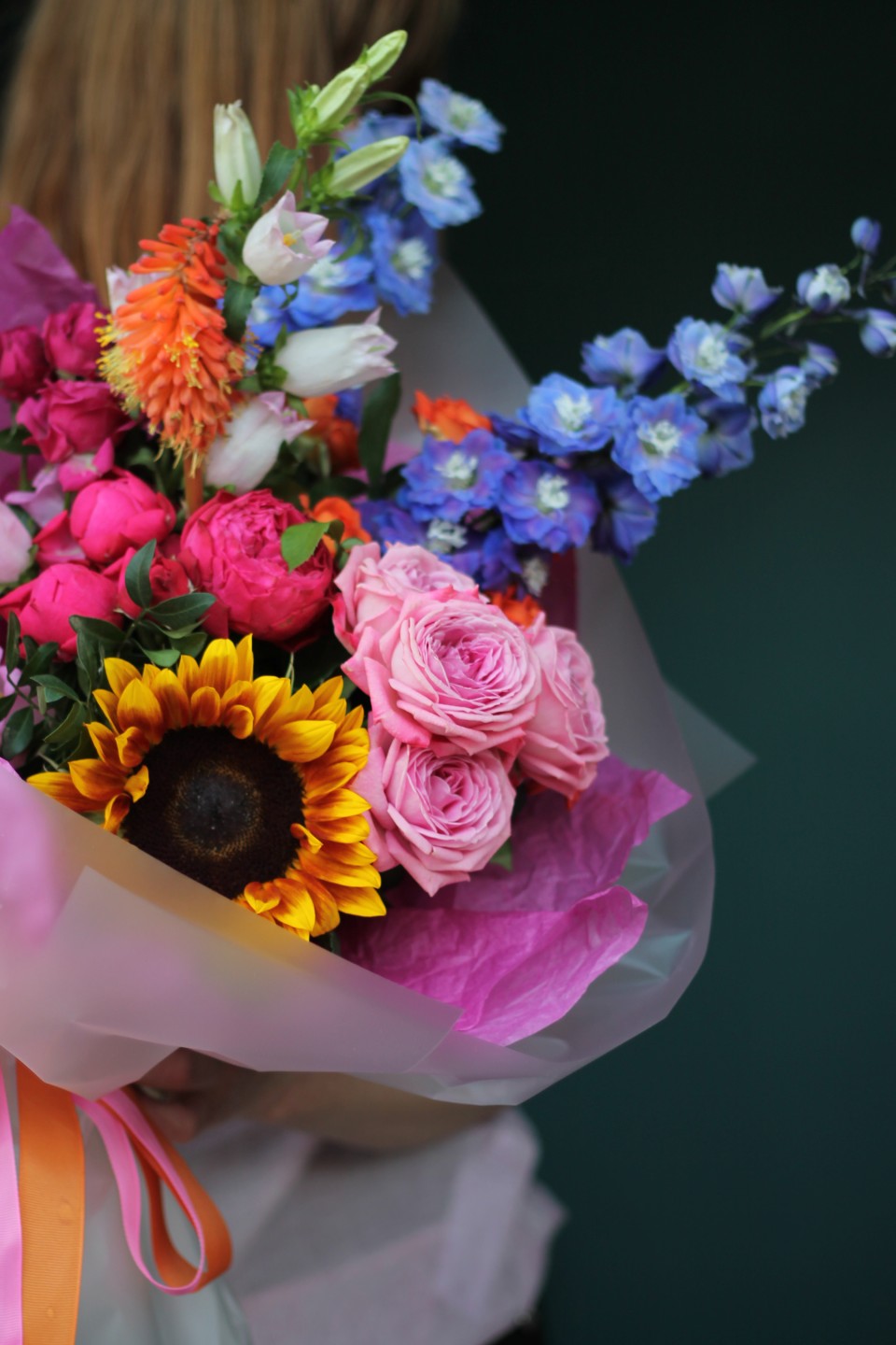 Букет Дежавю - с добавлением зелени