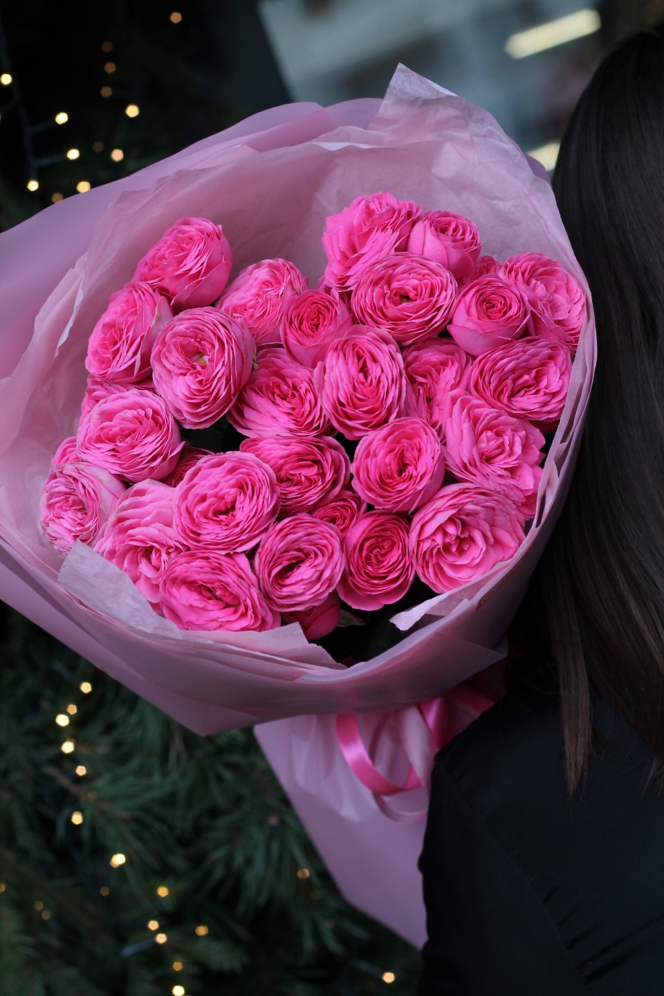 Букет Лоли - с добавлением зелени