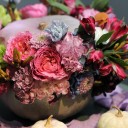 Композиция Праздничная тыква №3 - подарочное оформление - миниатюра