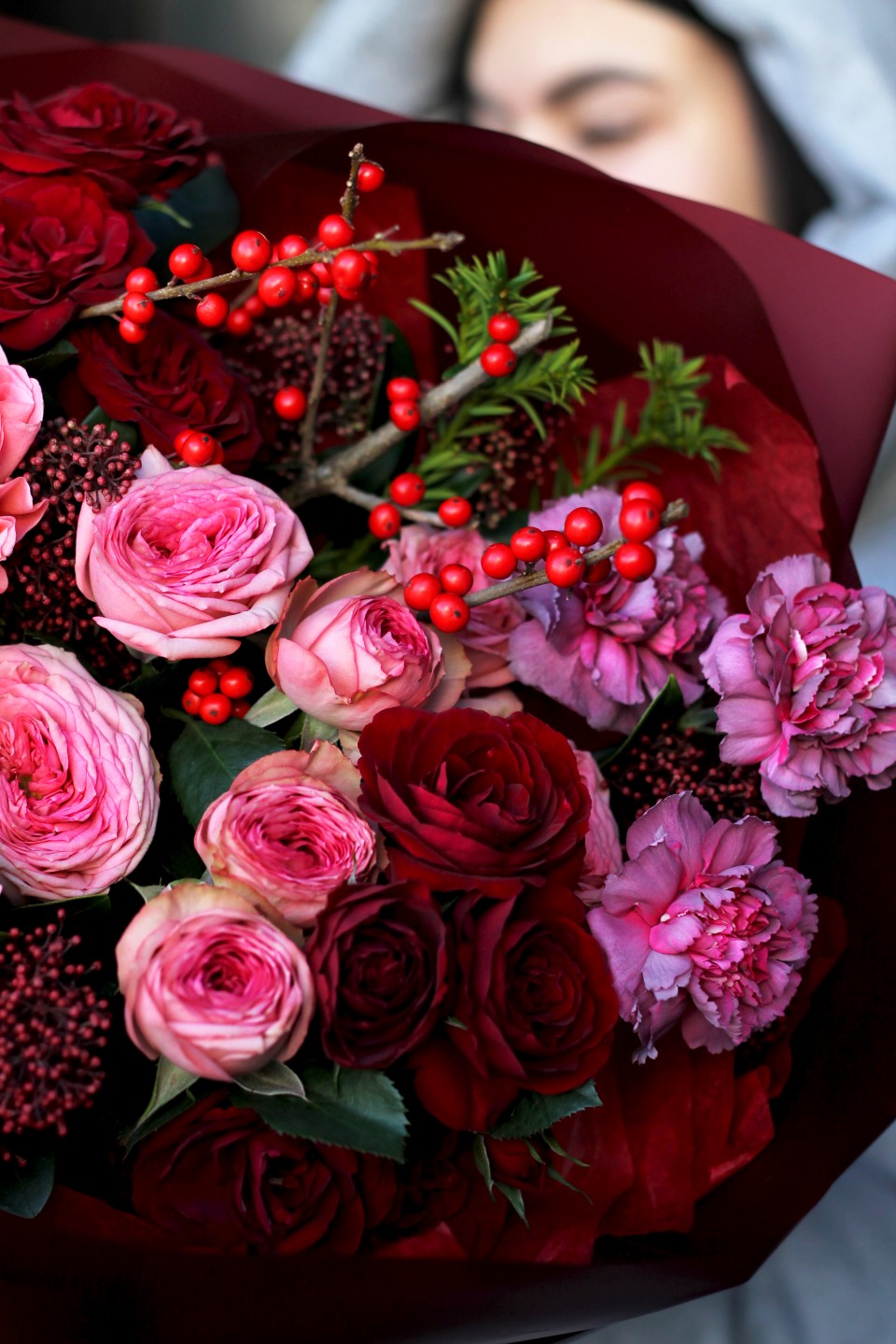 Букет Брусника - с доставкой по Минску