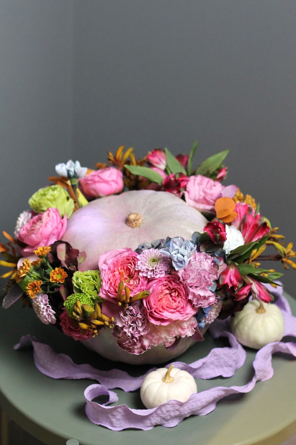 Композиция Праздничная тыква №3 - с доставкой по Минску