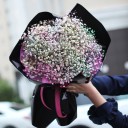 Букет гипсофилы Лак - миниатюра