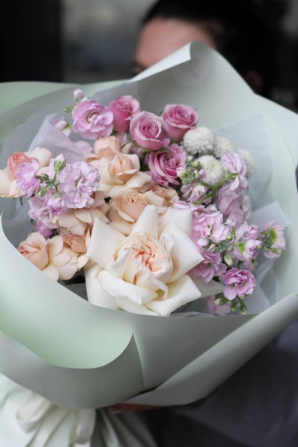 Букет Шанси - с добавлением зелени