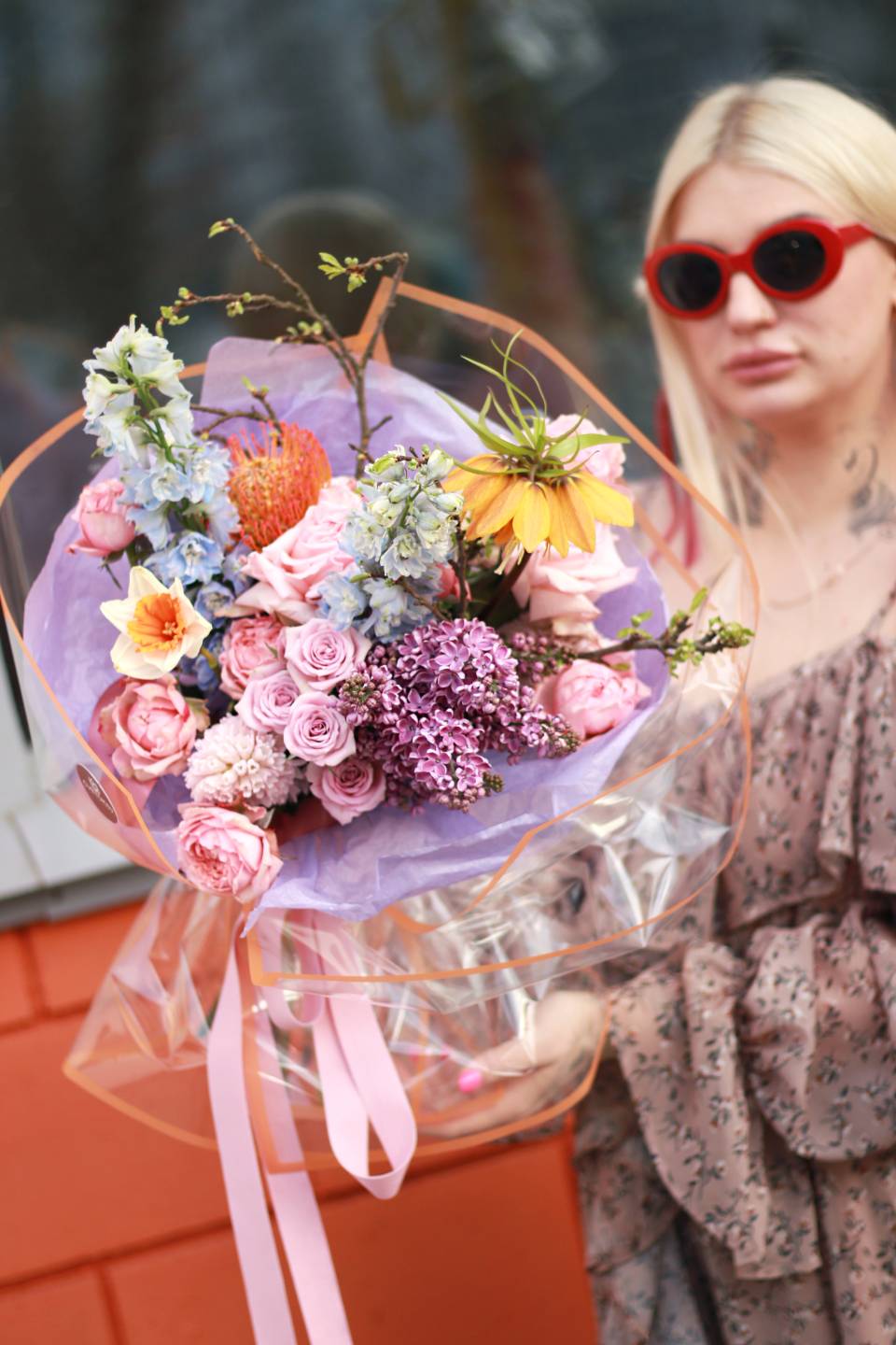 Букет Spring inspiration - подарочное оформление
