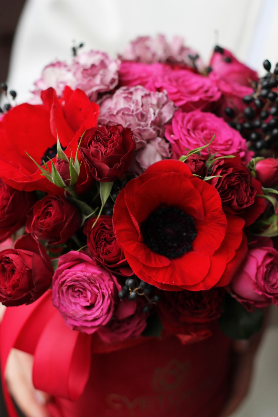 Коробочка Розе - с добавлением зелени